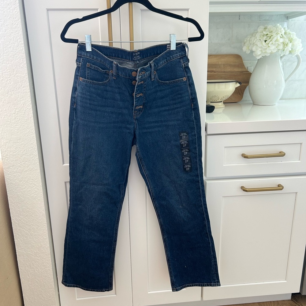 J Crew button fly jeans